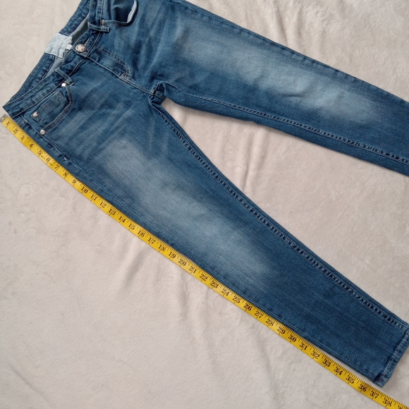 YASO NY GUC Stretch Denim Skinny Ankle Jeans JRS size 7 - Picture 5 of 10